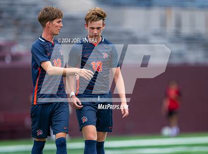 Thumbnail 3 in Seven Lakes vs Cinco Ranch (UIL Soccer 6A Region 3 Regional Final) photogallery.