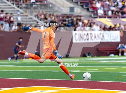 Thumbnail 3 in Seven Lakes vs Cinco Ranch (UIL Soccer 6A Region 3 Regional Final) photogallery.