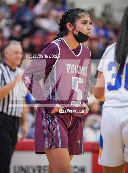 Thumbnail 1 in Coleville vs. Pyramid Lake (NIAA Class 1A State Girls Final) photogallery.