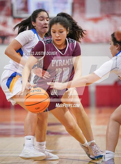 Thumbnail 2 in Coleville vs. Pyramid Lake (NIAA Class 1A State Girls Final) photogallery.