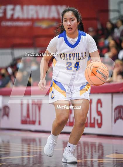 Thumbnail 1 in Coleville vs. Pyramid Lake (NIAA Class 1A State Girls Final) photogallery.