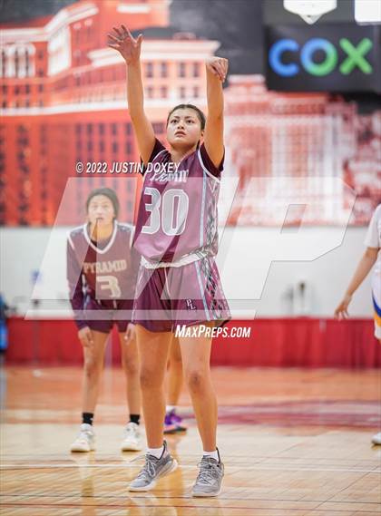 Thumbnail 1 in Coleville vs. Pyramid Lake (NIAA Class 1A State Girls Final) photogallery.
