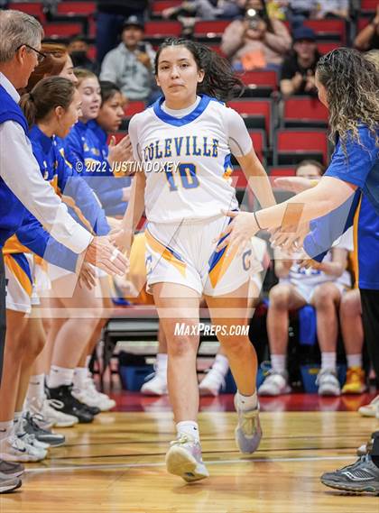 Thumbnail 1 in Coleville vs. Pyramid Lake (NIAA Class 1A State Girls Final) photogallery.