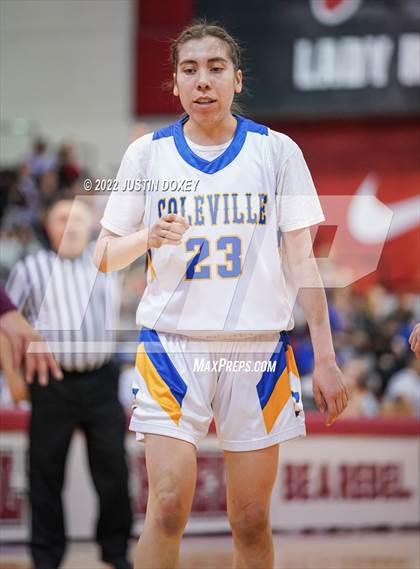Thumbnail 2 in Coleville vs. Pyramid Lake (NIAA Class 1A State Girls Final) photogallery.