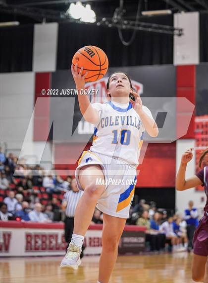 Thumbnail 2 in Coleville vs. Pyramid Lake (NIAA Class 1A State Girls Final) photogallery.