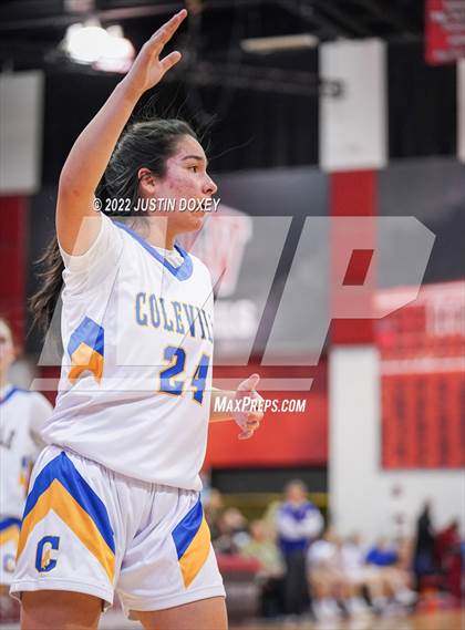 Thumbnail 1 in Coleville vs. Pyramid Lake (NIAA Class 1A State Girls Final) photogallery.