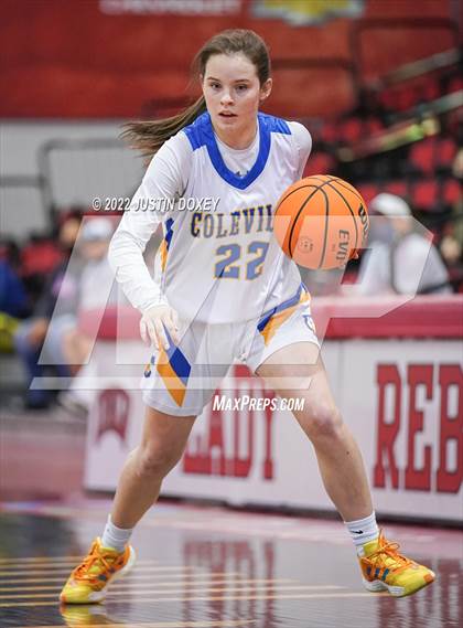 Thumbnail 3 in Coleville vs. Pyramid Lake (NIAA Class 1A State Girls Final) photogallery.