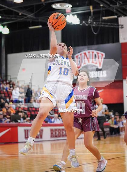 Thumbnail 2 in Coleville vs. Pyramid Lake (NIAA Class 1A State Girls Final) photogallery.