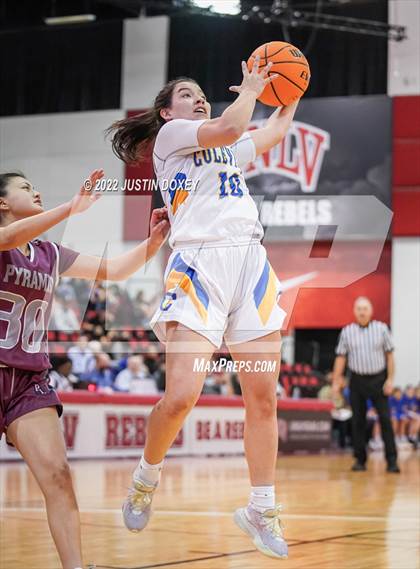 Thumbnail 1 in Coleville vs. Pyramid Lake (NIAA Class 1A State Girls Final) photogallery.