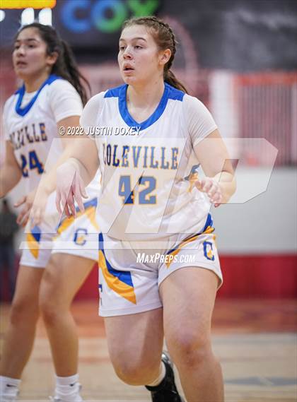 Thumbnail 1 in Coleville vs. Pyramid Lake (NIAA Class 1A State Girls Final) photogallery.