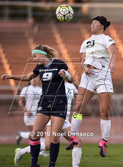 Thumbnail 1 in Sacred Heart Cathedral Preparatory vs. Valley Christian photogallery.