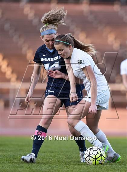 Thumbnail 2 in Sacred Heart Cathedral Preparatory vs. Valley Christian photogallery.