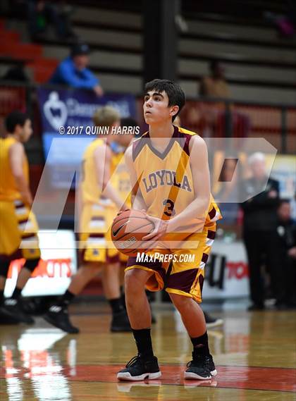 Thumbnail 1 in Loyola Academy vs. St. Patrick (War on the Shore) photogallery.