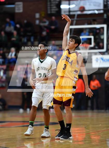 Thumbnail 2 in Loyola Academy vs. St. Patrick (War on the Shore) photogallery.