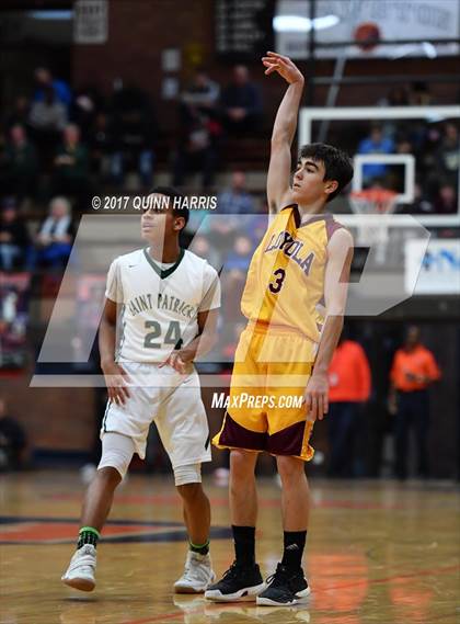 Thumbnail 1 in Loyola Academy vs. St. Patrick (War on the Shore) photogallery.