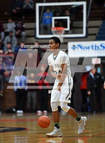 Thumbnail 3 in Loyola Academy vs. St. Patrick (War on the Shore) photogallery.