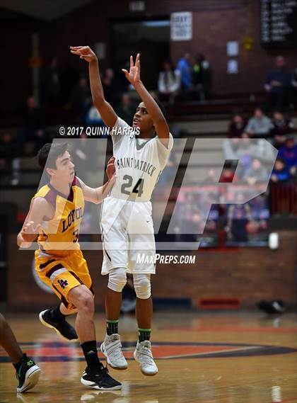 Thumbnail 2 in Loyola Academy vs. St. Patrick (War on the Shore) photogallery.