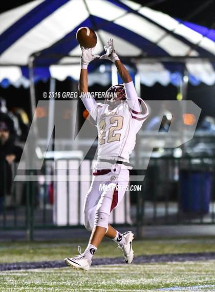 Thumbnail 2 in Cardinal Newman @ Valley Christian (CIF D2-AA Bowl Game) photogallery.