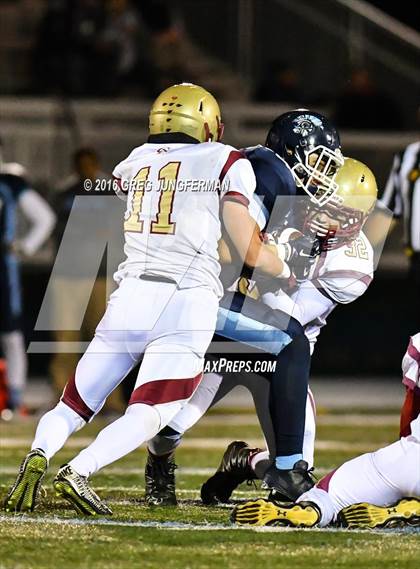 Thumbnail 2 in Cardinal Newman @ Valley Christian (CIF D2-AA Bowl Game) photogallery.