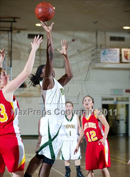 Thumbnail 3 in Royal vs. Cathedral Catholic (Santa Barbara Tournament of Champions) photogallery.