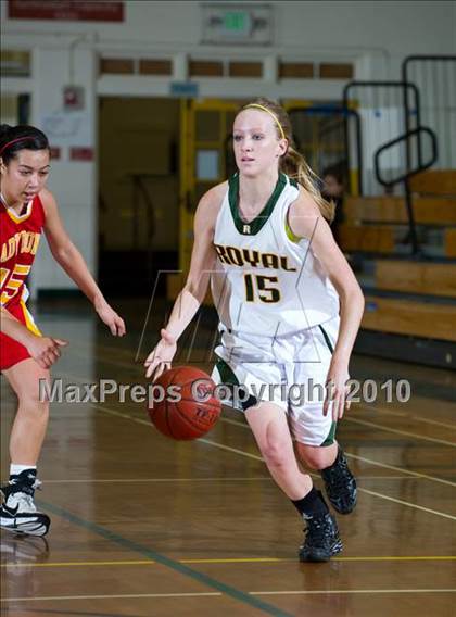 Thumbnail 2 in Royal vs. Cathedral Catholic (Santa Barbara Tournament of Champions) photogallery.