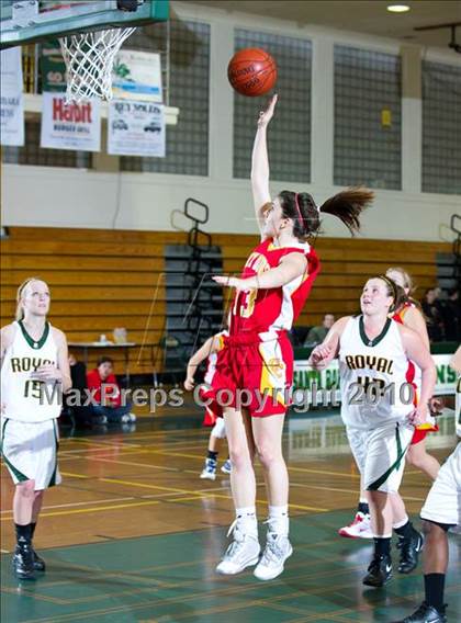 Thumbnail 3 in Royal vs. Cathedral Catholic (Santa Barbara Tournament of Champions) photogallery.