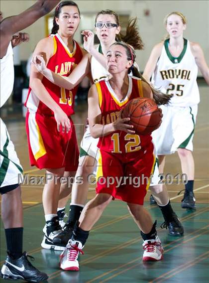 Thumbnail 3 in Royal vs. Cathedral Catholic (Santa Barbara Tournament of Champions) photogallery.