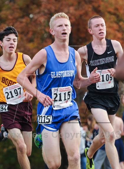 Thumbnail 2 in CIAC Cross Country Championships (Boys Open) photogallery.