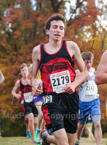 Thumbnail 1 in CIAC Cross Country Championships (Boys Open) photogallery.