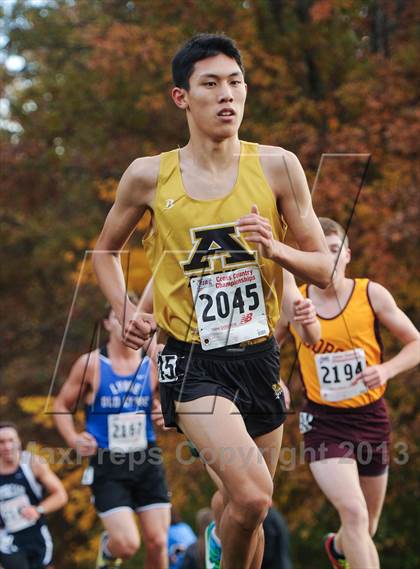Thumbnail 2 in CIAC Cross Country Championships (Boys Open) photogallery.