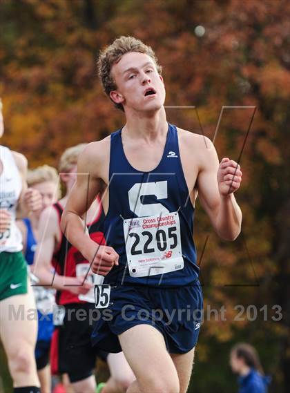 Thumbnail 1 in CIAC Cross Country Championships (Boys Open) photogallery.