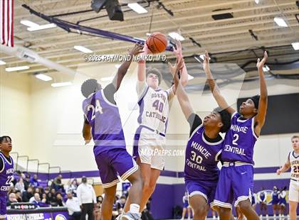 Thumbnail 1 in JV: Muncie Central @ Guerin Catholic photogallery.