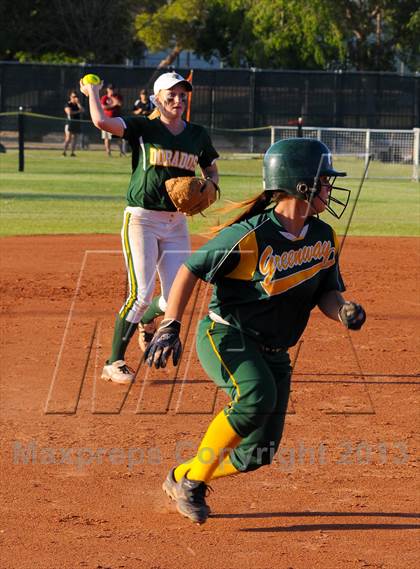 Thumbnail 1 in Greenway @ Canyon del Oro (AIA D2 Playoffs) photogallery.