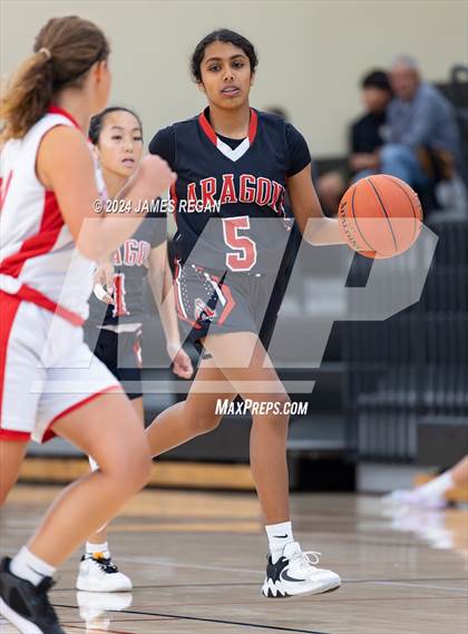 Thumbnail 2 in Burlingame @ Aragon (Lady Bearcats Tournament) photogallery.