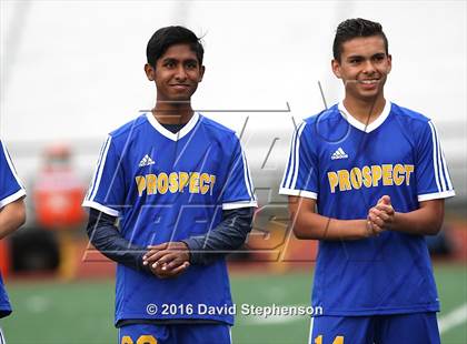 Thumbnail 2 in Prospect vs. Sacred Heart Cathedral Preparatory (CIF CCS D2 Final) photogallery.