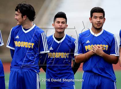 Thumbnail 2 in Prospect vs. Sacred Heart Cathedral Preparatory (CIF CCS D2 Final) photogallery.