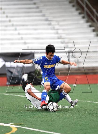 Thumbnail 2 in Prospect vs. Sacred Heart Cathedral Preparatory (CIF CCS D2 Final) photogallery.
