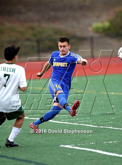 Thumbnail 2 in Prospect vs. Sacred Heart Cathedral Preparatory (CIF CCS D2 Final) photogallery.