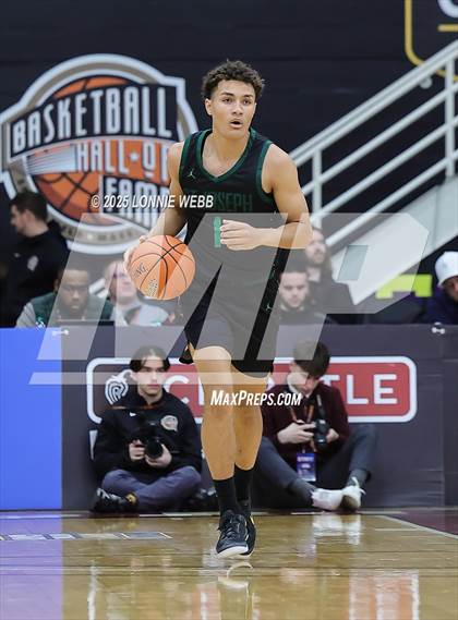 Thumbnail 2 in St. Joseph vs. Holy Innocents Episcopal (Army National Guard Hoophall Classic) photogallery.