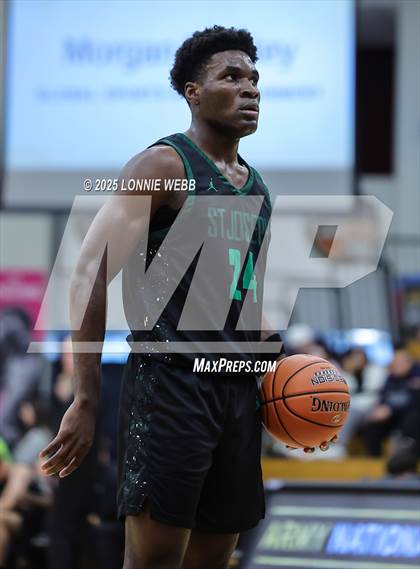 Thumbnail 2 in St. Joseph vs. Holy Innocents Episcopal (Army National Guard Hoophall Classic) photogallery.