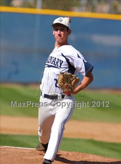 Thumbnail 3 in Calvary Christian vs. the Rock Academy (CIF SDS D5 Final) photogallery.