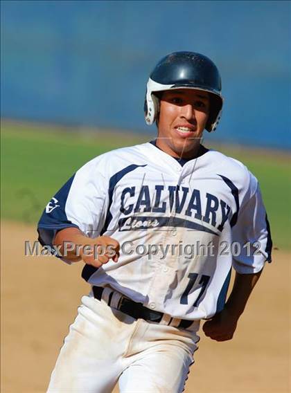 Thumbnail 1 in Calvary Christian vs. the Rock Academy (CIF SDS D5 Final) photogallery.