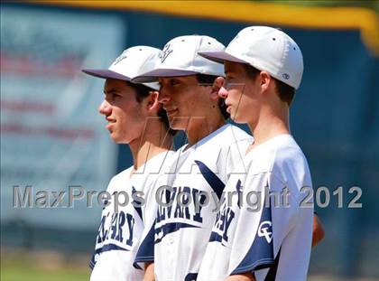 Thumbnail 3 in Calvary Christian vs. the Rock Academy (CIF SDS D5 Final) photogallery.