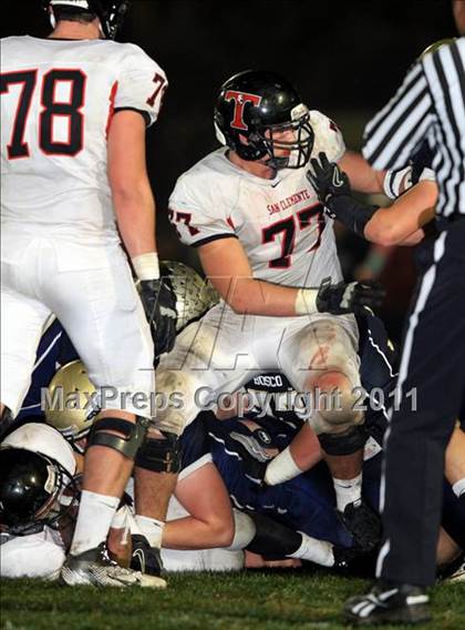 Thumbnail 1 in San Clemente vs. St. John Bosco (CIF SS Playoffs) photogallery.