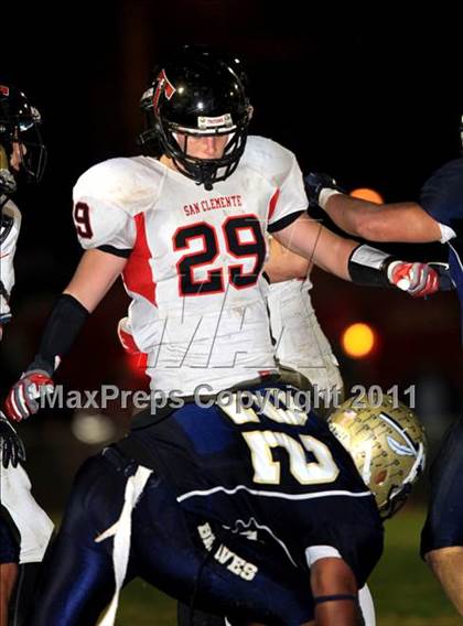Thumbnail 2 in San Clemente vs. St. John Bosco (CIF SS Playoffs) photogallery.