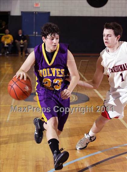 Thumbnail 3 in North Clarion vs. DuBois Central Catholic (District IX Consolation) photogallery.
