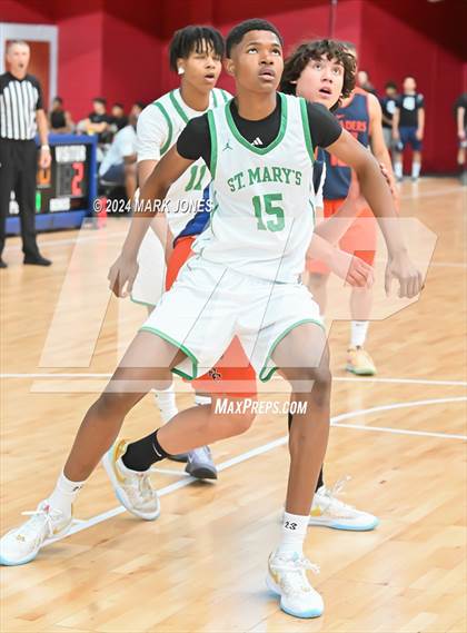 Thumbnail 3 in St. Mary's vs. Eastside Catholic (Section 7) photogallery.