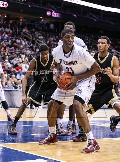 Thumbnail 2 in St. Anthony vs. St. Benedict's (Newark National Invitational) photogallery.