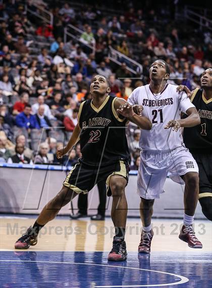 Thumbnail 3 in St. Anthony vs. St. Benedict's (Newark National Invitational) photogallery.