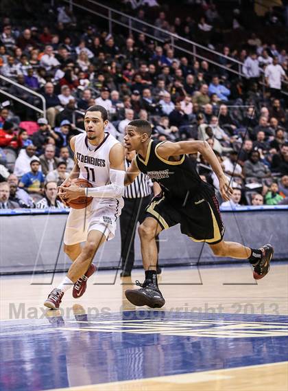 Thumbnail 2 in St. Anthony vs. St. Benedict's (Newark National Invitational) photogallery.